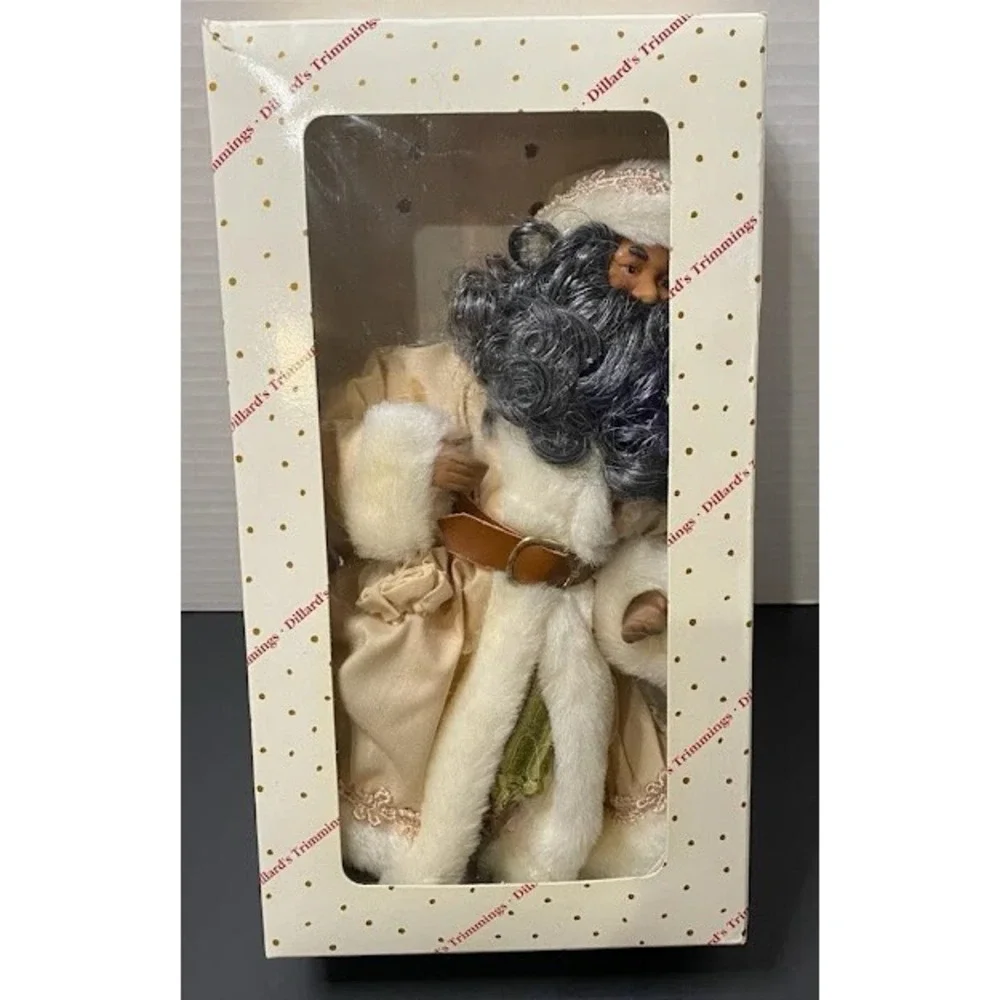 Vintage Dillard's Trimmings Nautical Santa‎ Beach Coastal Christmas Decor Piece